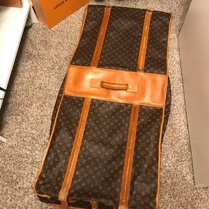 Authentic Vintage Louis Vuitton garment suitcase